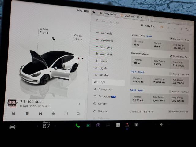 Photo 8 VIN: 5YJ3E1EAXNF331358 - TESLA MODEL 3 