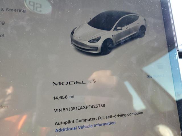 Photo 8 VIN: 5YJ3E1EAXPF425789 - TESLA MODEL 3 