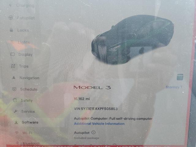 Photo 8 VIN: 5YJ3E1EAXPF505853 - TESLA MODEL 3 