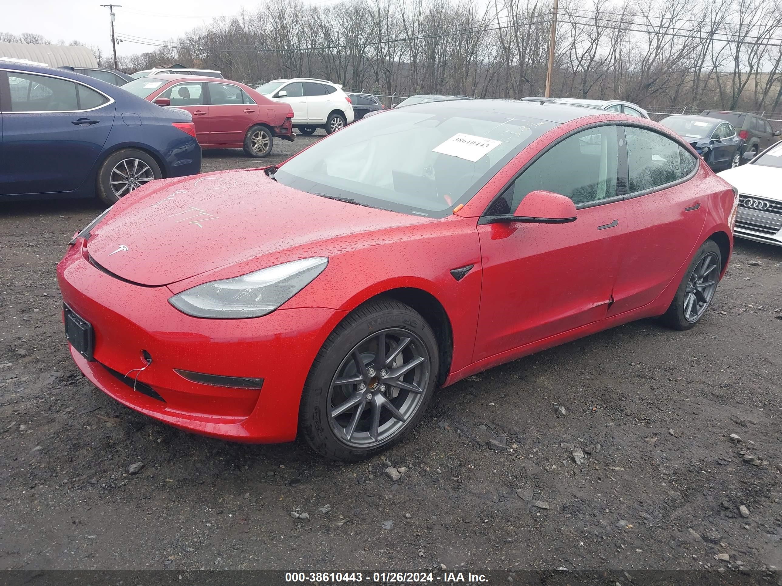 Photo 1 VIN: 5YJ3E1EAXPF563672 - TESLA MODEL 3 