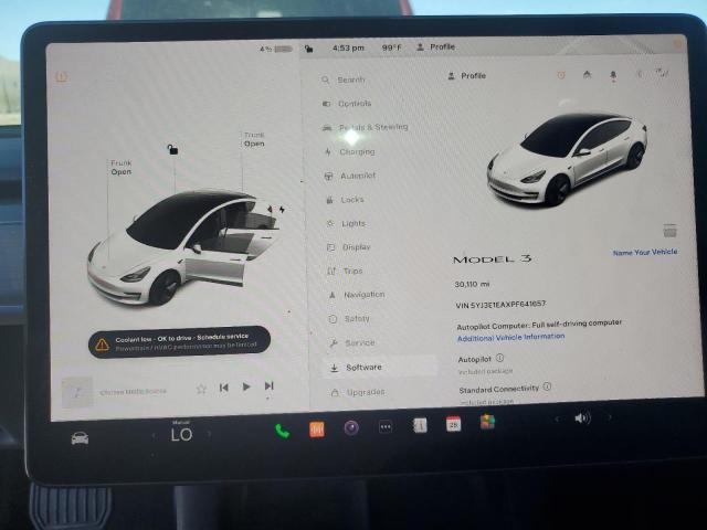 Photo 8 VIN: 5YJ3E1EAXPF641657 - TESLA MODEL 3 