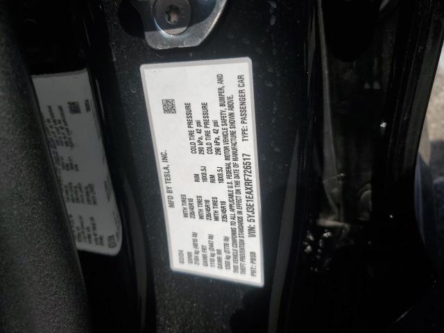 Photo 11 VIN: 5YJ3E1EAXRF726517 - TESLA MODEL 3 