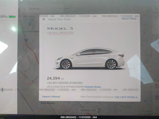 Photo 6 VIN: 5YJ3E1EB0JF084385 - TESLA MODEL 3 