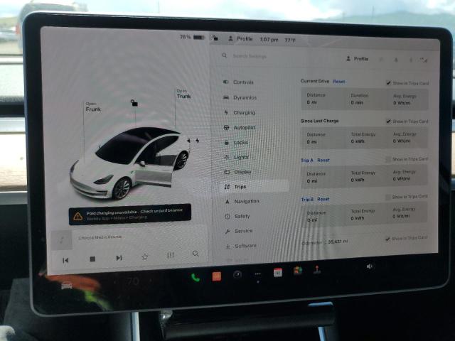 Photo 8 VIN: 5YJ3E1EB0JF092552 - TESLA MODEL 3 