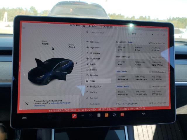 Photo 8 VIN: 5YJ3E1EB0JF093961 - TESLA MODEL 3 