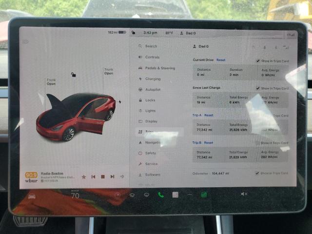 Photo 8 VIN: 5YJ3E1EB0JF117370 - TESLA MODEL 3 