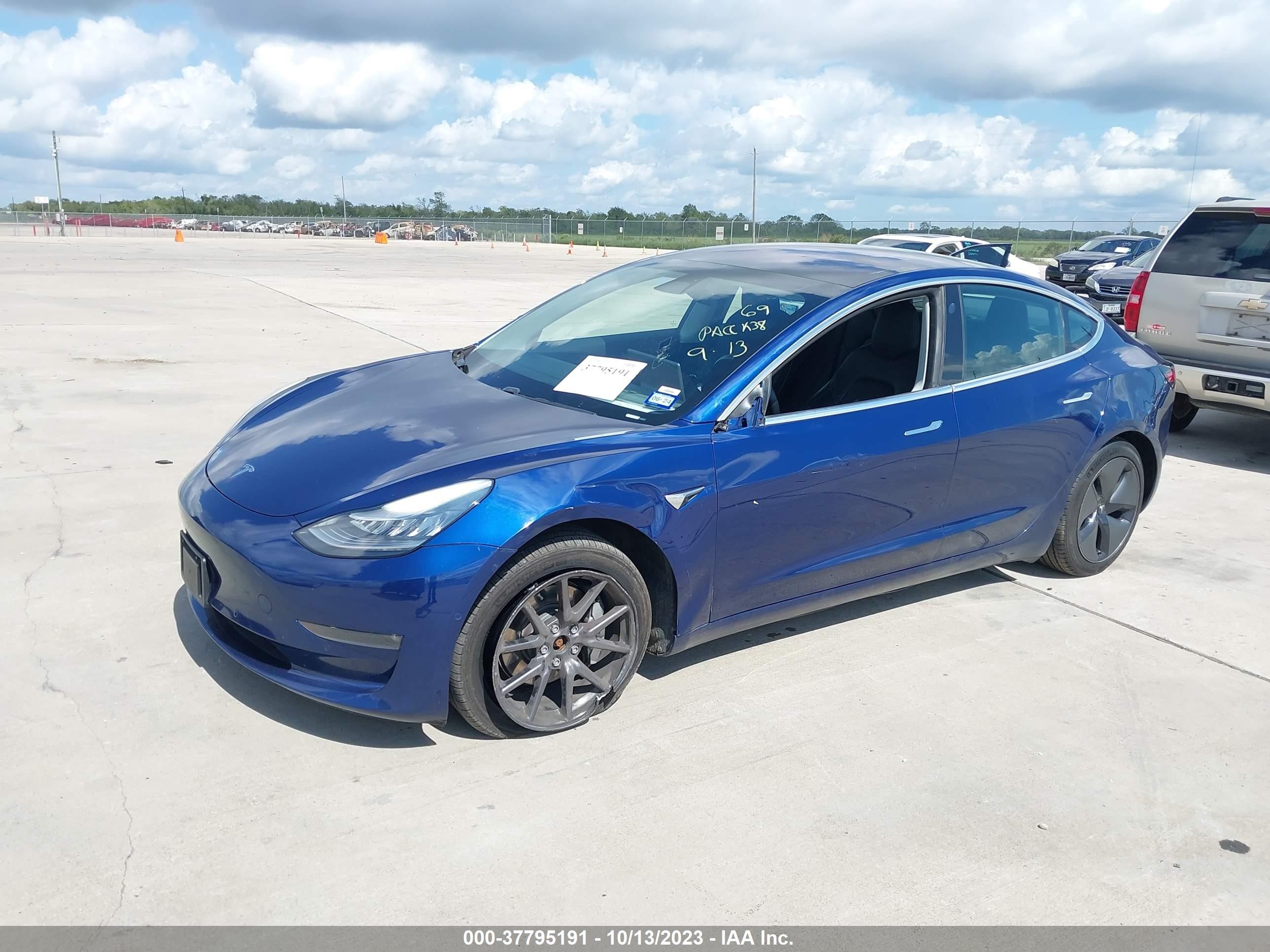 Photo 1 VIN: 5YJ3E1EB0KF191356 - TESLA MODEL 3 