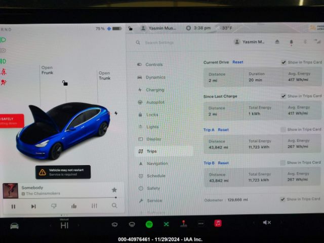 Photo 6 VIN: 5YJ3E1EB0KF364972 - TESLA MODEL 3 