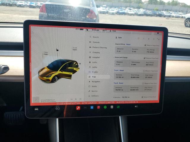 Photo 8 VIN: 5YJ3E1EB0KF437726 - TESLA MODEL 3 