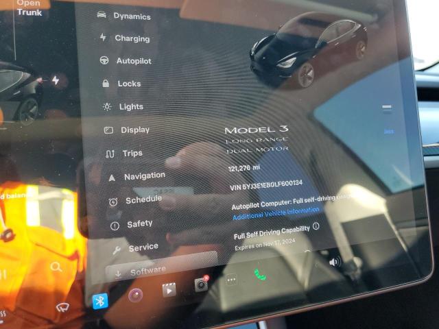 Photo 8 VIN: 5YJ3E1EB0LF600134 - TESLA MODEL 3 