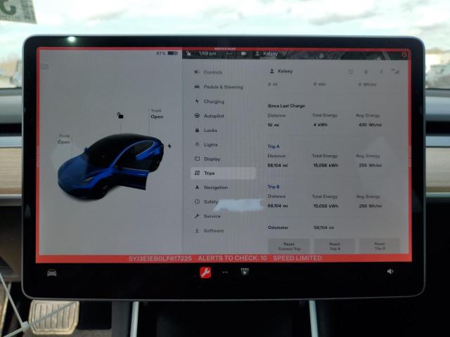 Photo 8 VIN: 5YJ3E1EB0LF617225 - TESLA MODEL 3 