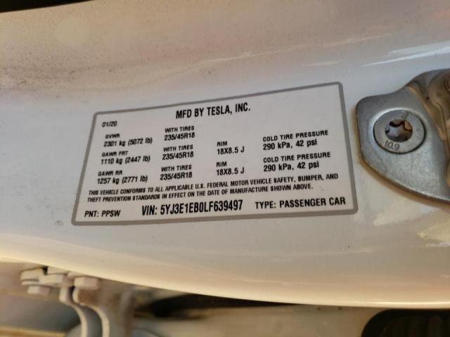 Photo 9 VIN: 5YJ3E1EB0LF639497 - TESLA MODEL 3 