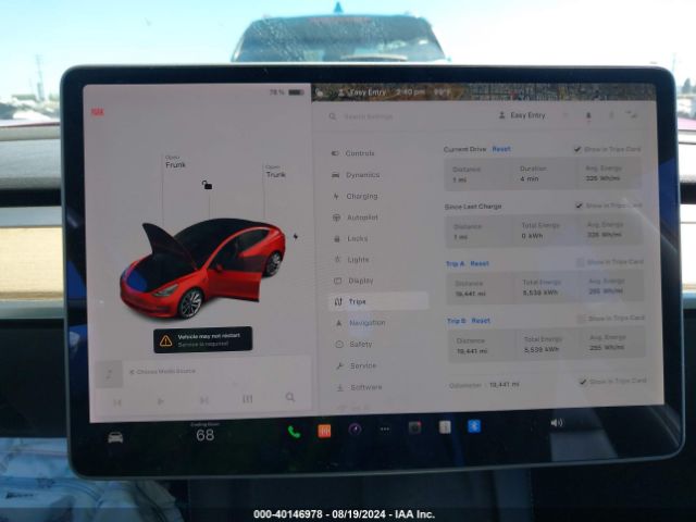 Photo 6 VIN: 5YJ3E1EB0MF086206 - TESLA MODEL 3 