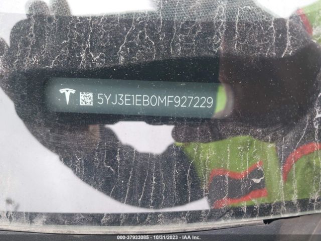 Photo 8 VIN: 5YJ3E1EB0MF927229 - TESLA MODEL 3 