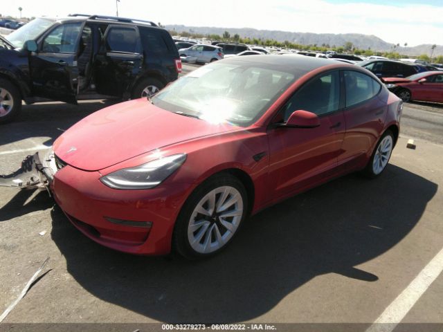 Photo 1 VIN: 5YJ3E1EB0NF122039 - TESLA MODEL 3 