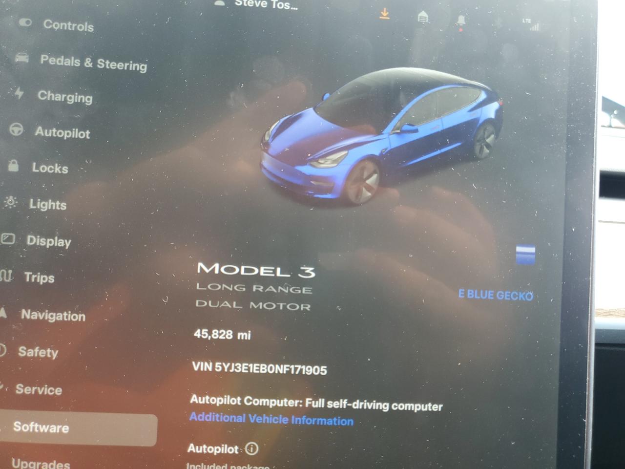 Photo 8 VIN: 5YJ3E1EB0NF171905 - TESLA MODEL 3 