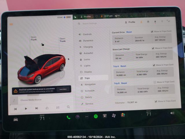 Photo 6 VIN: 5YJ3E1EB0NF185108 - TESLA MODEL 3 