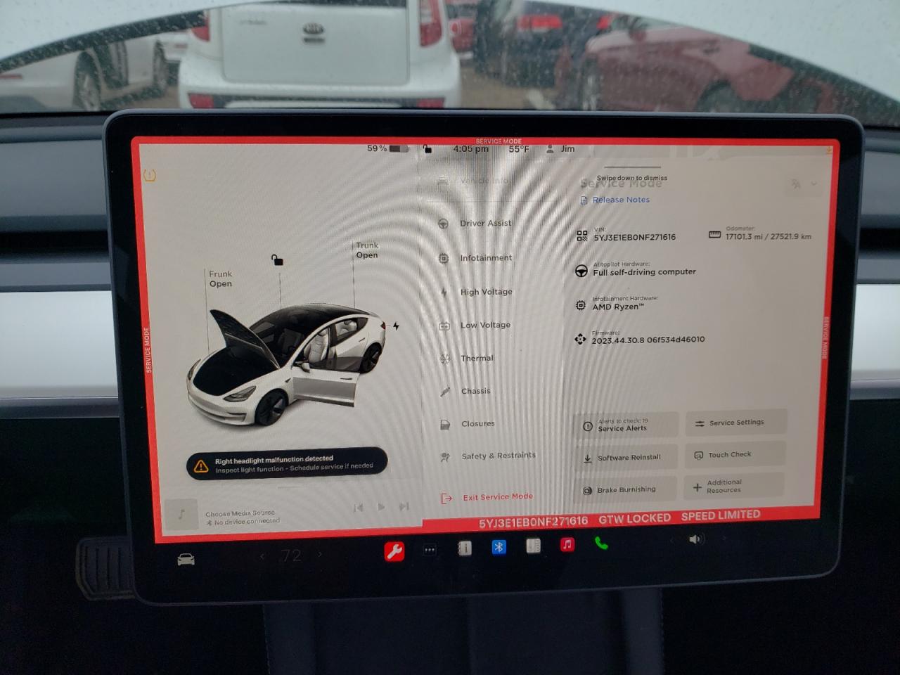 Photo 8 VIN: 5YJ3E1EB0NF271616 - TESLA MODEL 3 