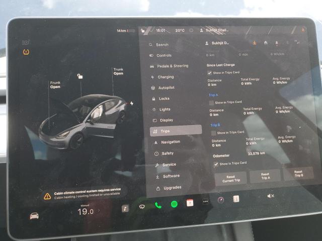 Photo 8 VIN: 5YJ3E1EB0PF480129 - TESLA MODEL 3 