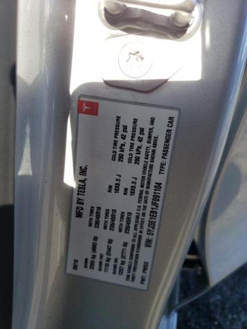 Photo 12 VIN: 5YJ3E1EB1JF091104 - TESLA MODEL 3 