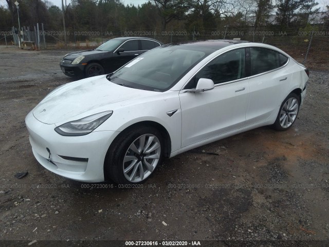 Photo 1 VIN: 5YJ3E1EB1JF185838 - TESLA MODEL 3 