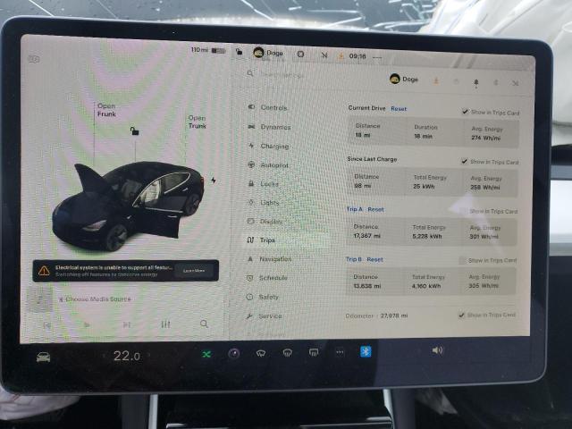 Photo 8 VIN: 5YJ3E1EB1KF390531 - TESLA MODEL 3 