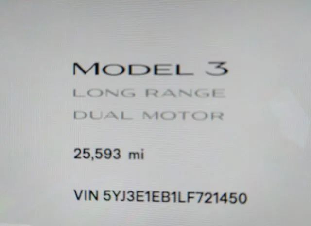 Photo 6 VIN: 5YJ3E1EB1LF721450 - TESLA MODEL 3 