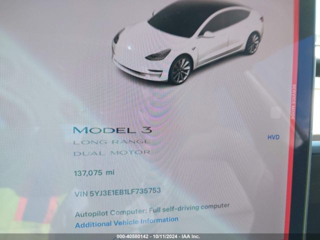 Photo 6 VIN: 5YJ3E1EB1LF735753 - TESLA MODEL 3 