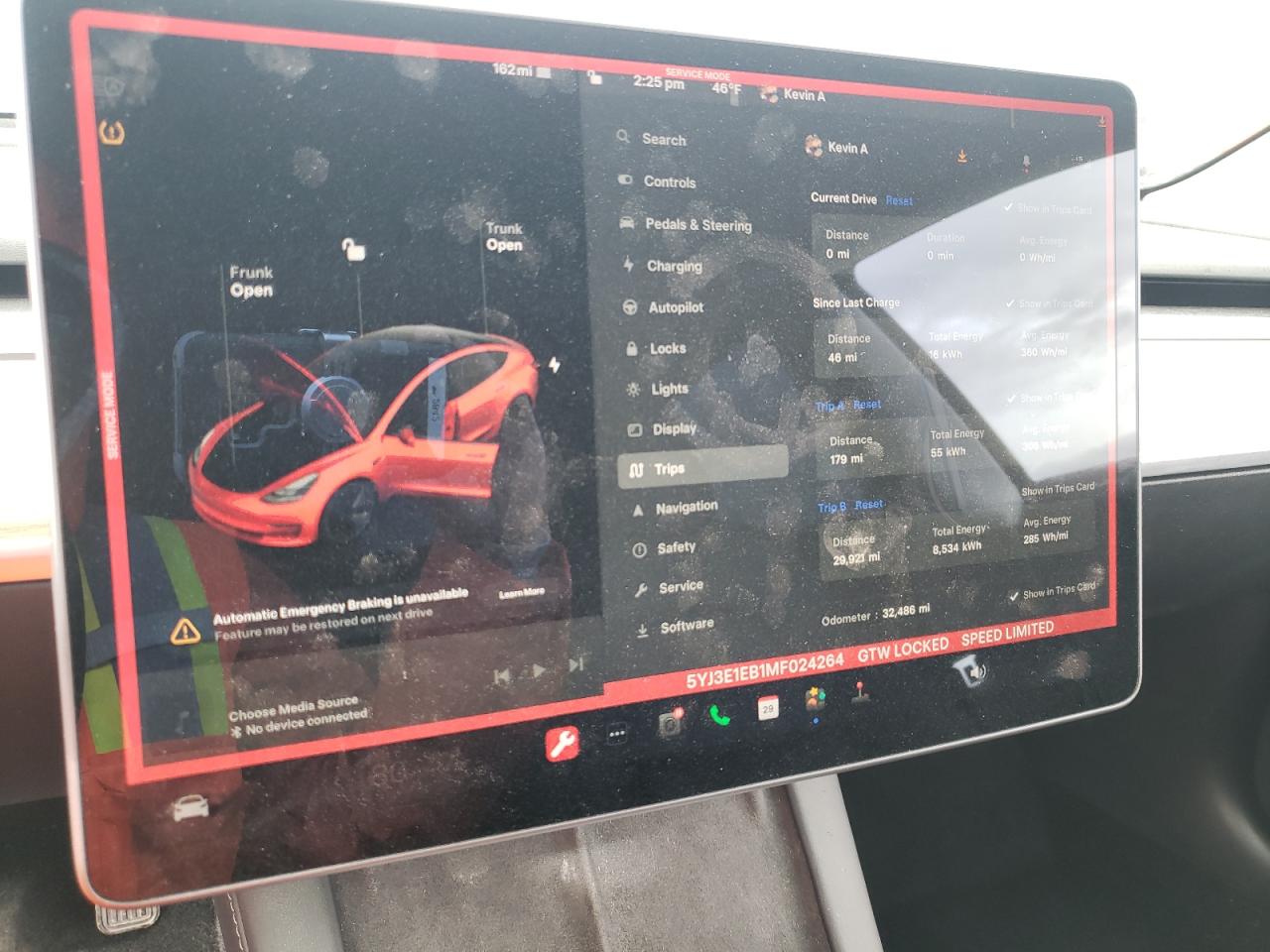 Photo 8 VIN: 5YJ3E1EB1MF024264 - TESLA MODEL 3 