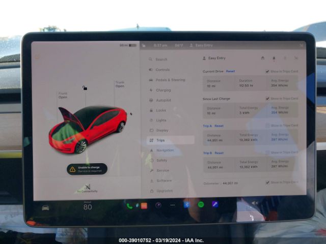 Photo 6 VIN: 5YJ3E1EB1MF936599 - TESLA MODEL 3 