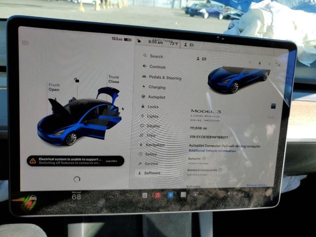 Photo 8 VIN: 5YJ3E1EB1NF188017 - TESLA MODEL 3 