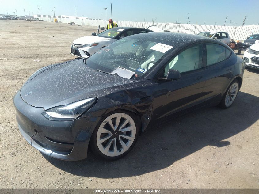 Photo 1 VIN: 5YJ3E1EB1NF264349 - TESLA MODEL 3 