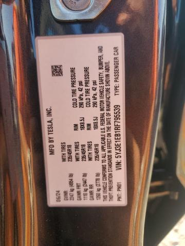 Photo 11 VIN: 5YJ3E1EB1RF795539 - TESLA MODEL 3 