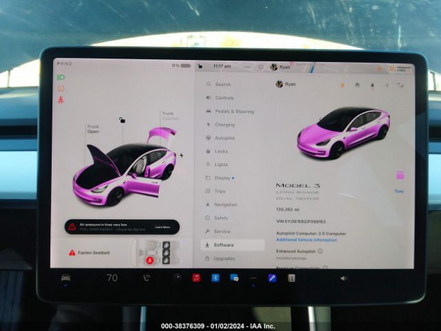 Photo 6 VIN: 5YJ3E1EB2JF099163 - TESLA MODEL 3 