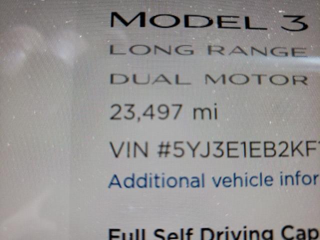 Photo 7 VIN: 5YJ3E1EB2KF197028 - TESLA MODEL 3 