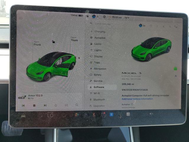 Photo 8 VIN: 5YJ3E1EB2KF213826 - TESLA MODEL 3 