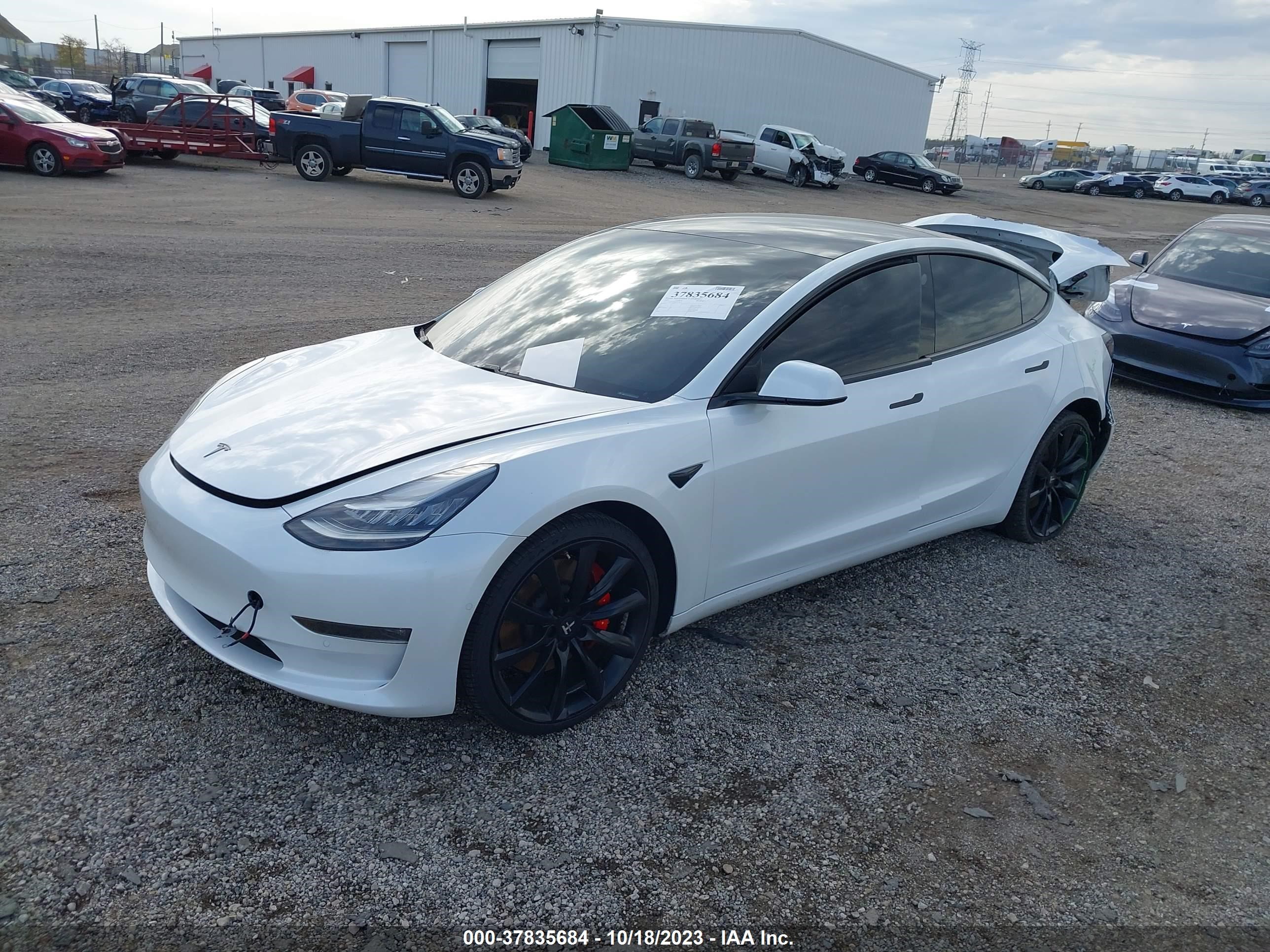 Photo 1 VIN: 5YJ3E1EB2KF413637 - TESLA MODEL 3 