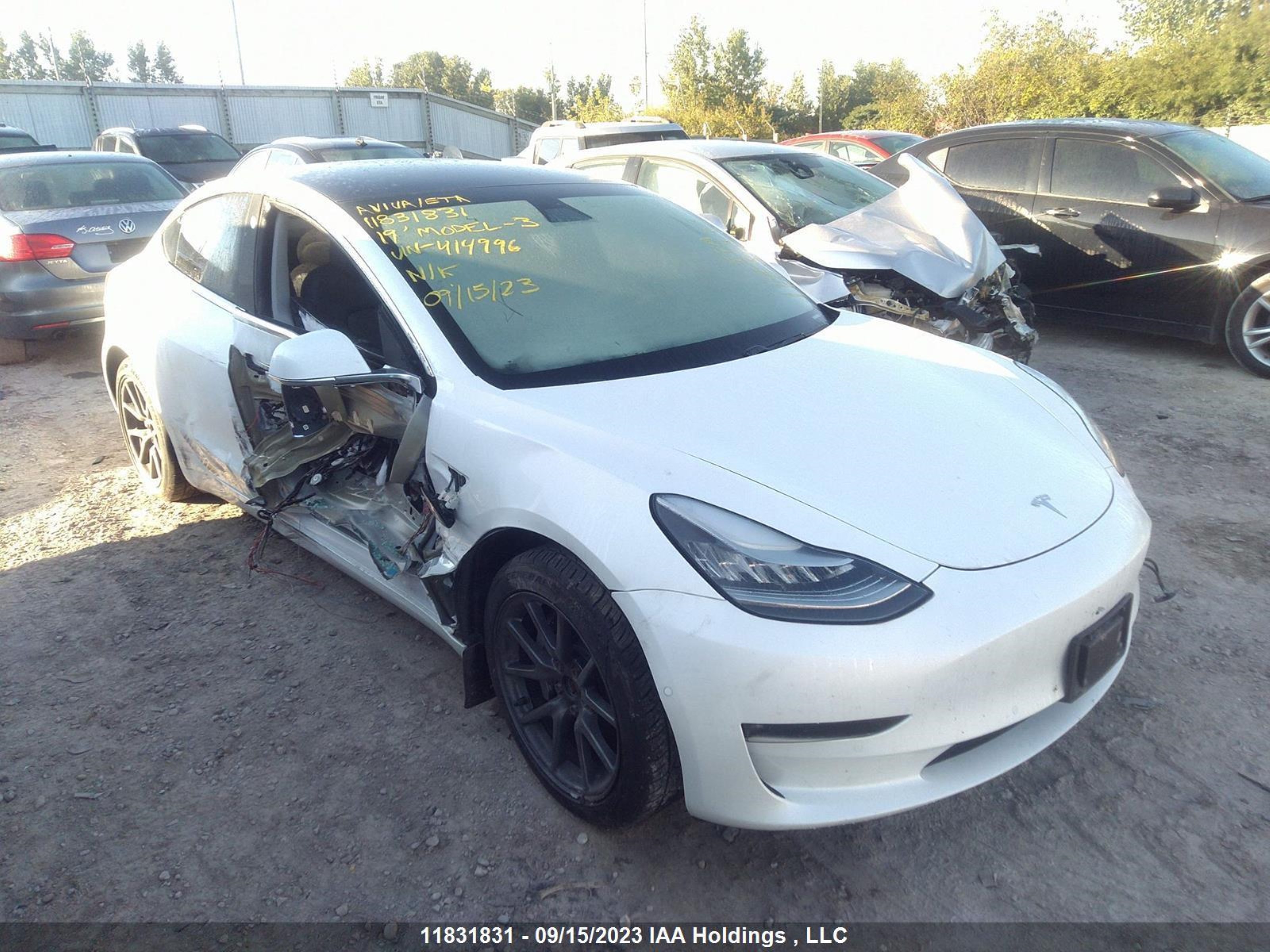 Photo 0 VIN: 5YJ3E1EB2KF414996 - TESLA MODEL 3 