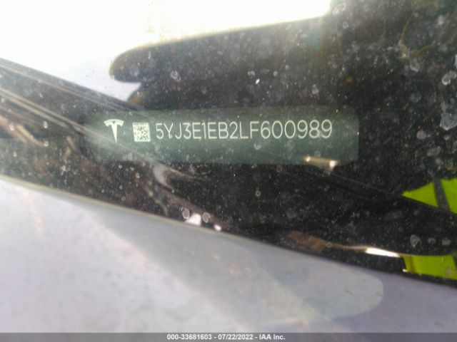 Photo 8 VIN: 5YJ3E1EB2LF600989 - TESLA MODEL 3 