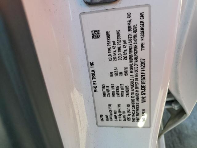 Photo 12 VIN: 5YJ3E1EB2LF742307 - TESLA MODEL 3 