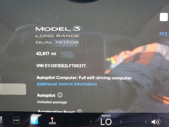 Photo 8 VIN: 5YJ3E1EB2LF795217 - TESLA MODEL 3 