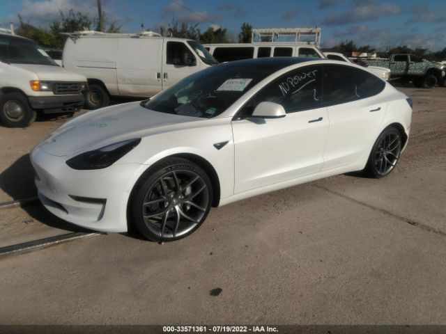 Photo 1 VIN: 5YJ3E1EB2MF062702 - TESLA MODEL 3 