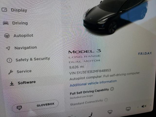 Photo 7 VIN: 5YJ3E1EB2MF848953 - TESLA MODEL 3 