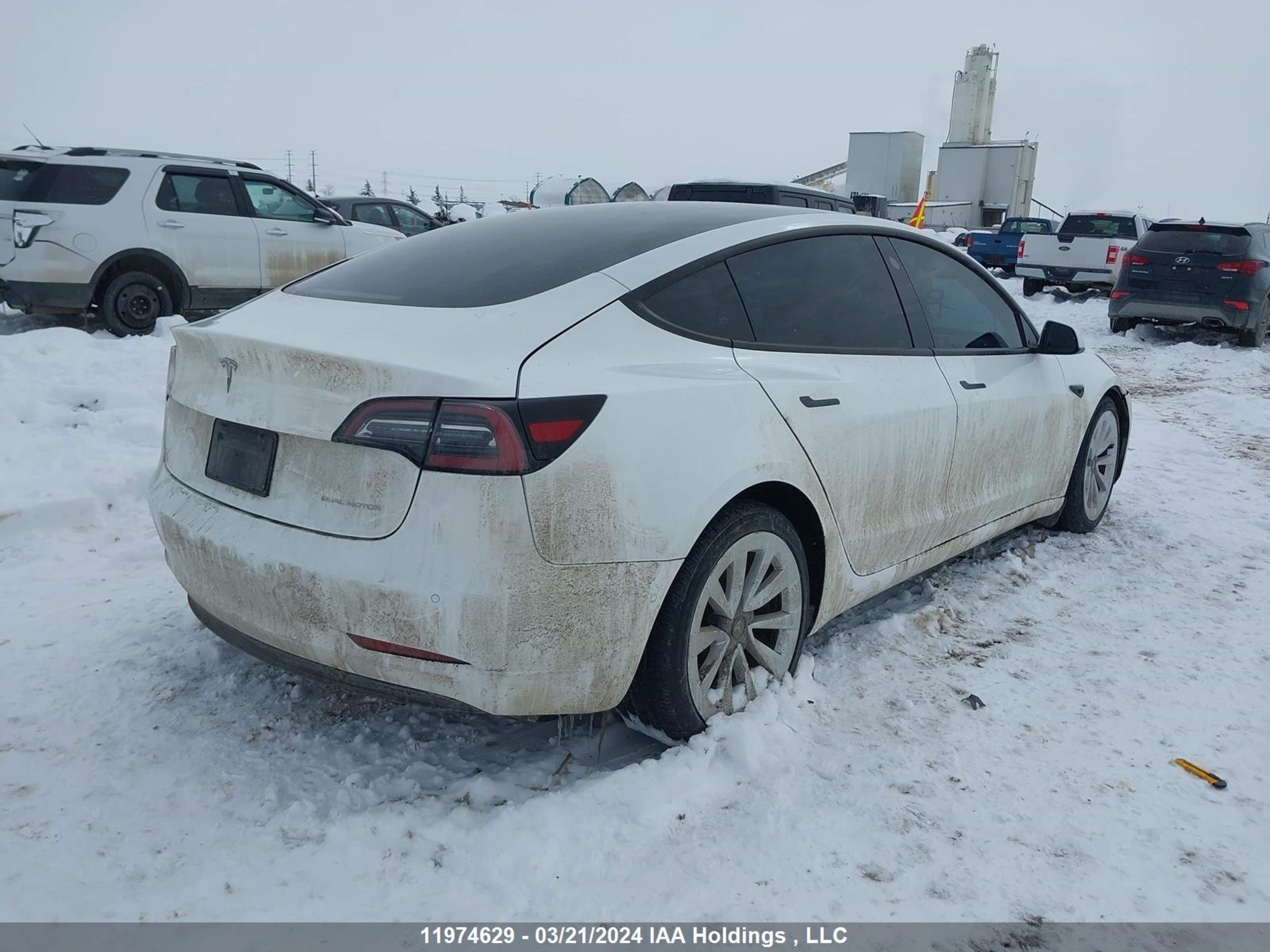 Photo 3 VIN: 5YJ3E1EB2NF167046 - TESLA MODEL 3 