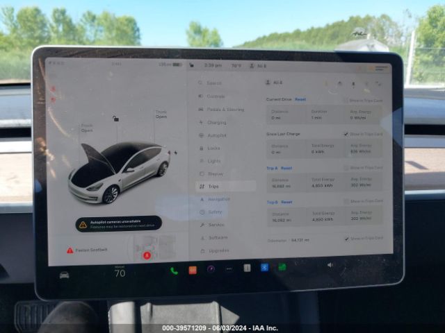 Photo 6 VIN: 5YJ3E1EB2NF187507 - TESLA MODEL 3 