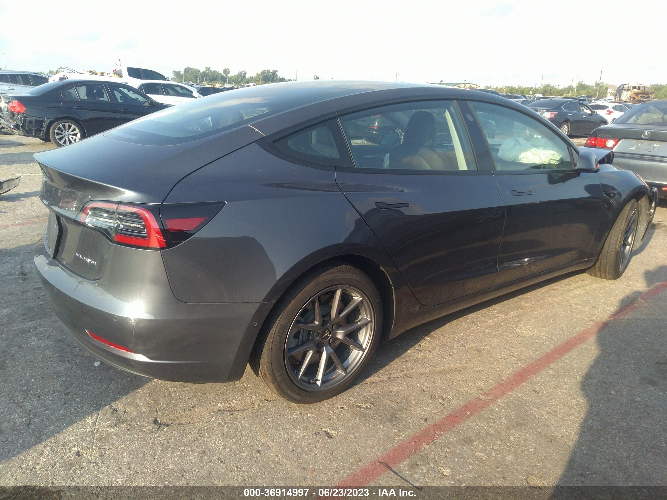 Photo 3 VIN: 5YJ3E1EB2NF227651 - TESLA MODEL 3 