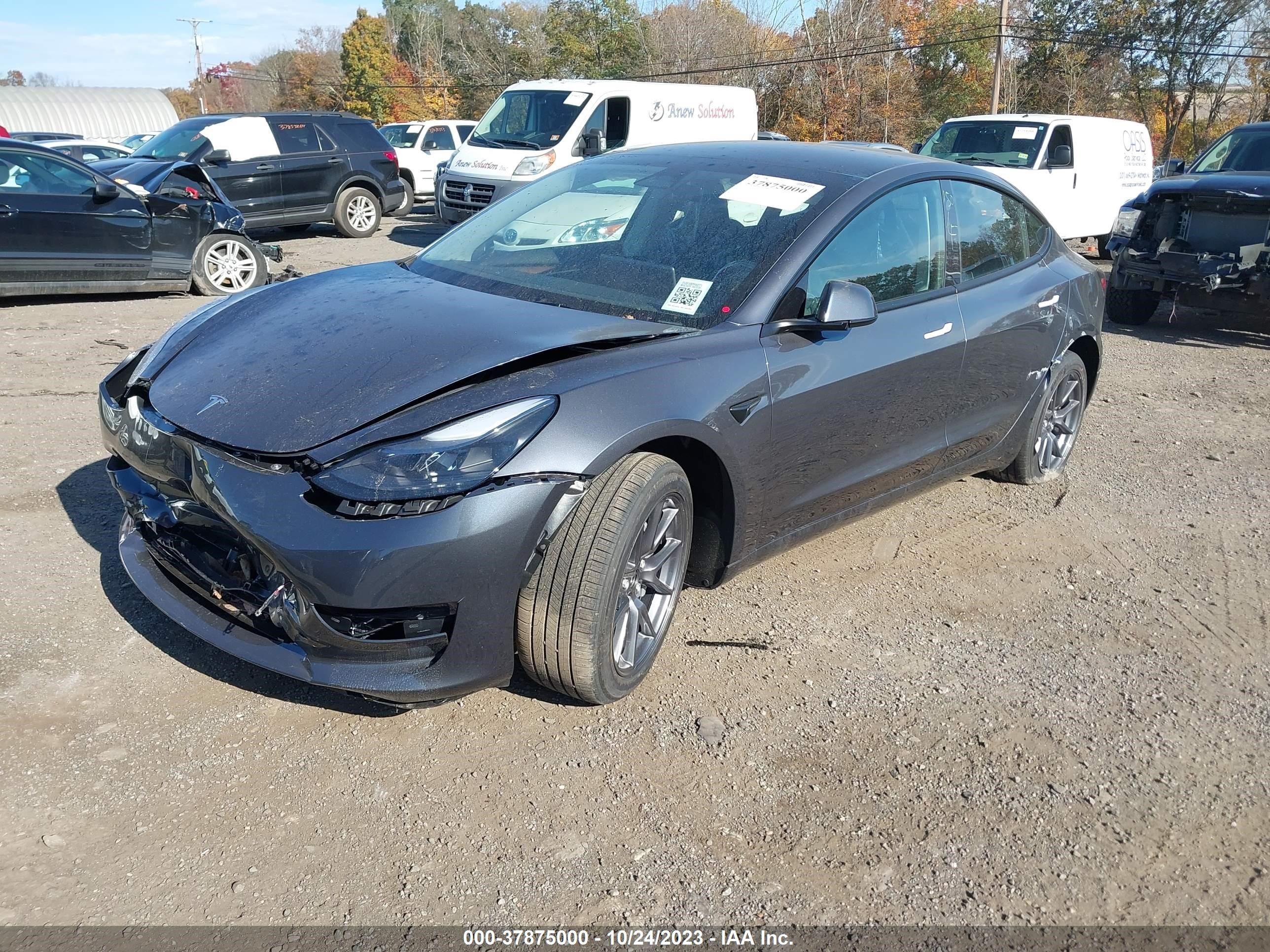 Photo 1 VIN: 5YJ3E1EB2PF662771 - TESLA MODEL 3 