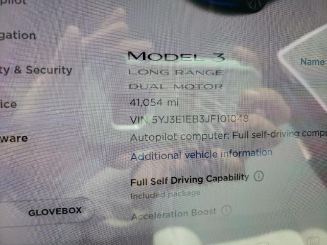 Photo 7 VIN: 5YJ3E1EB3JF101048 - TESLA MODEL 3 