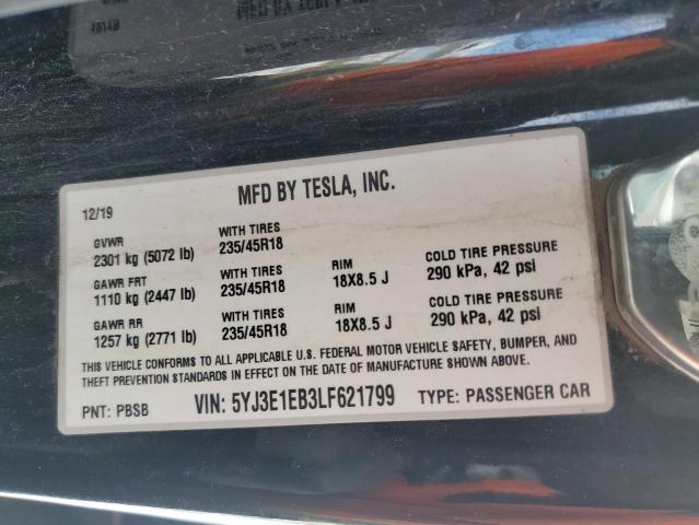 Photo 11 VIN: 5YJ3E1EB3LF621799 - TESLA MODEL 3 