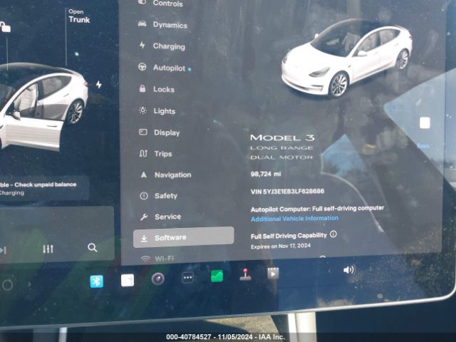 Photo 6 VIN: 5YJ3E1EB3LF628686 - TESLA MODEL 3 